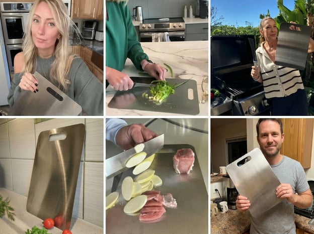 Titan Cut Pro titanium cutting board