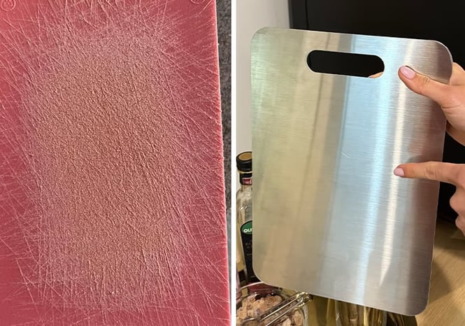 Titan Cut Pro titanium cutting board